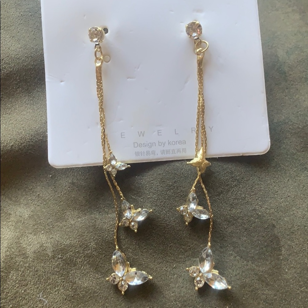 Butterfly earrings - Picture 2 of 3